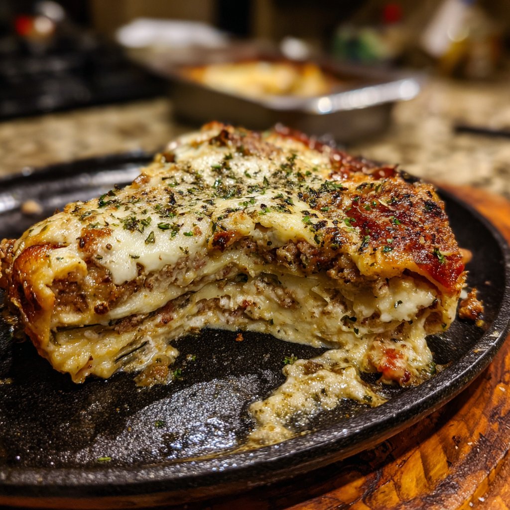 Auberginenauflauf ohne Fleisch