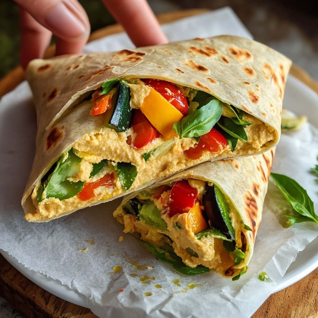 Wraps mit Hummus