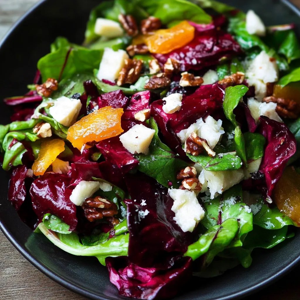 Rote Bete Salat mit Feldsalat