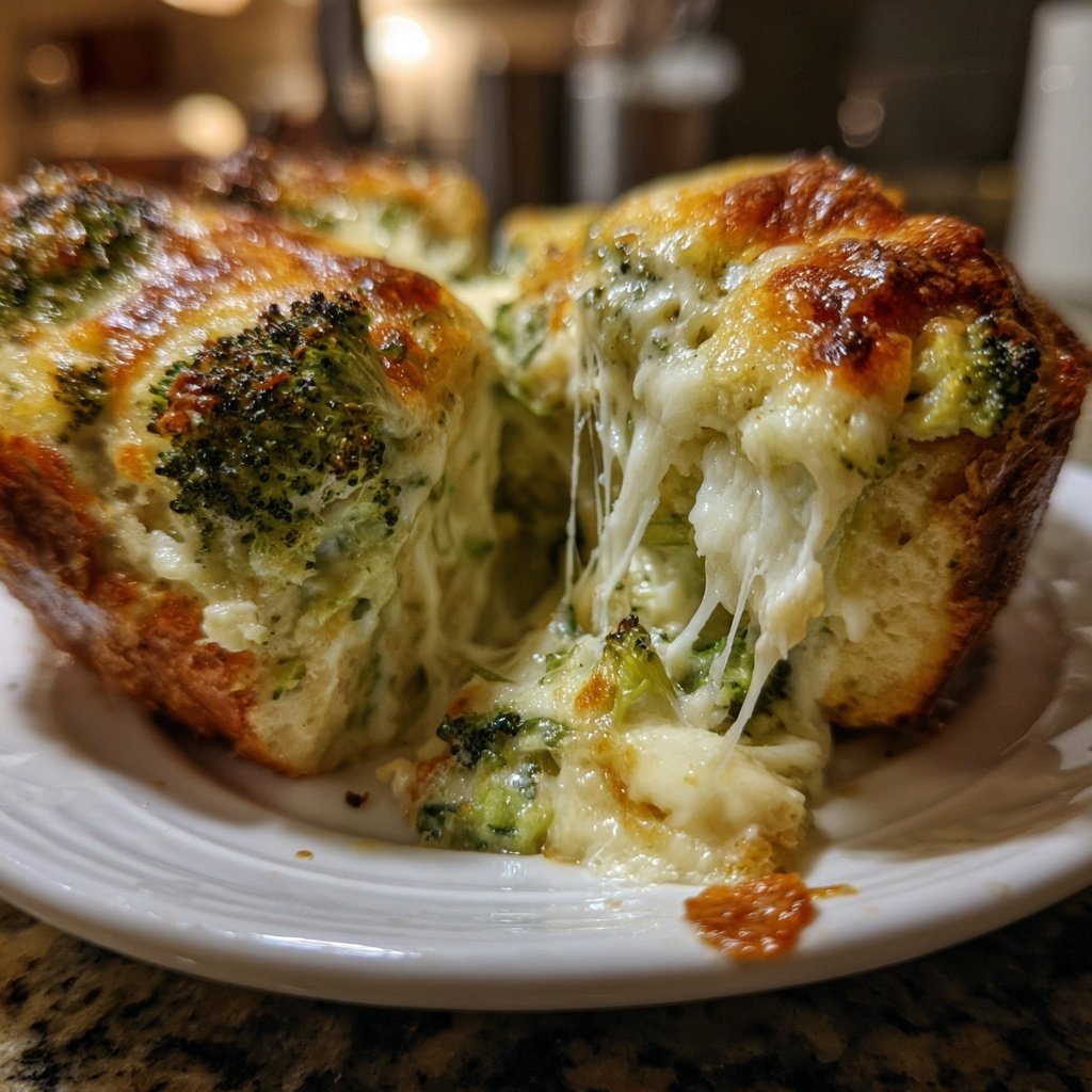 Brokkoli Auflauf Mit Käse Und Sahne