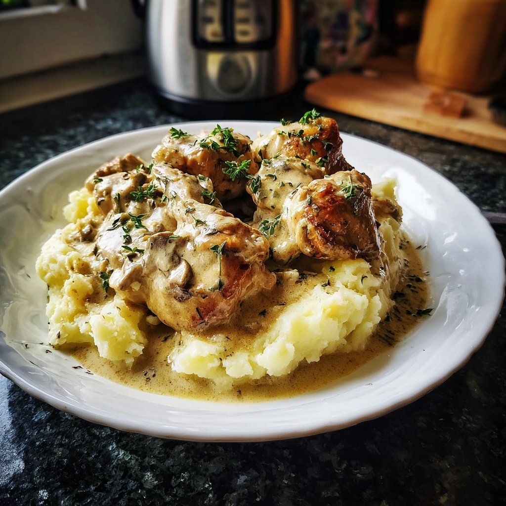 Hausmannskost Cremiges Hähnchen mit Kartoffelpüree