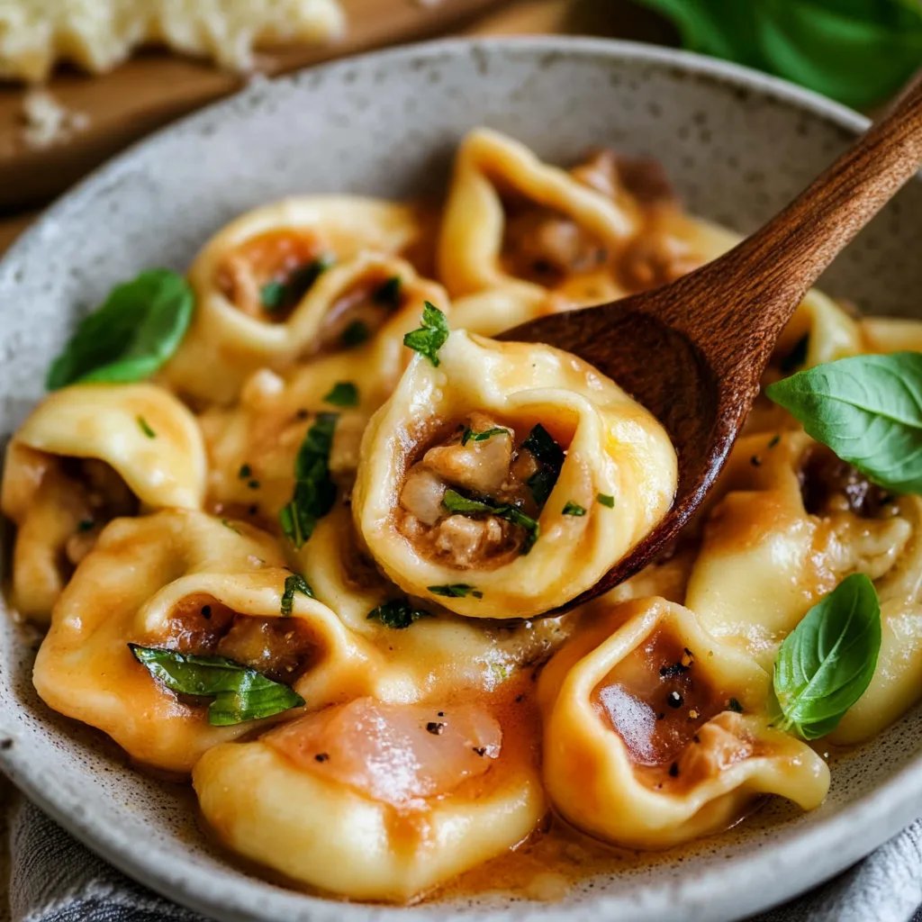Tortellini Auflauf mit Schinken