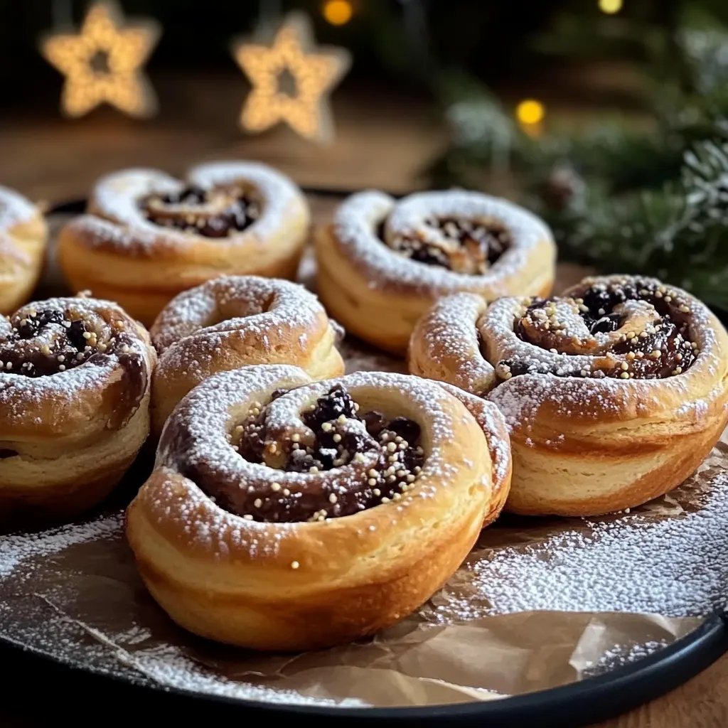 Blätterteig-Weihnachtsbäume