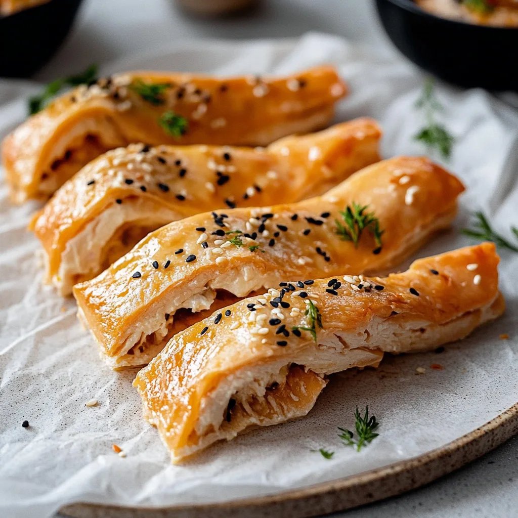 Blätterteig-Lachs-Schleifen