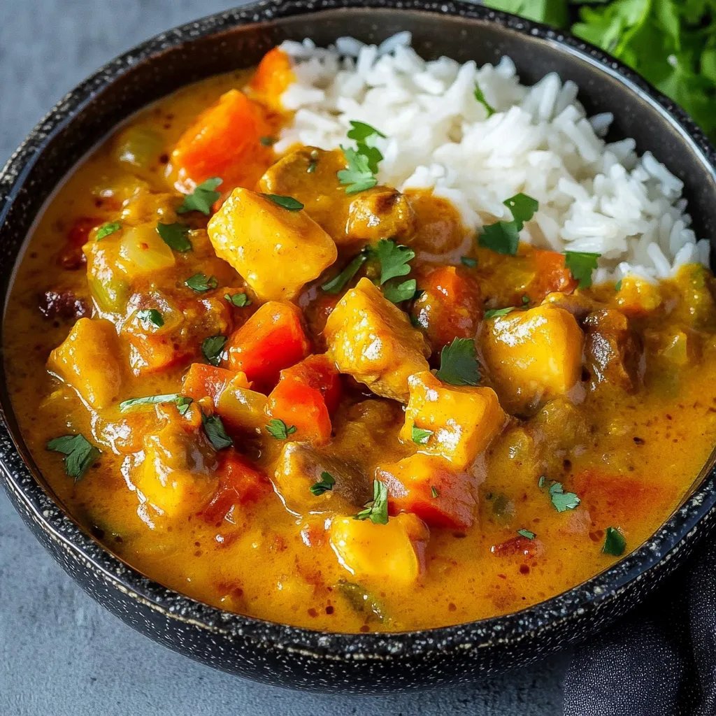 Kürbis-Curry mit Kokosmilch