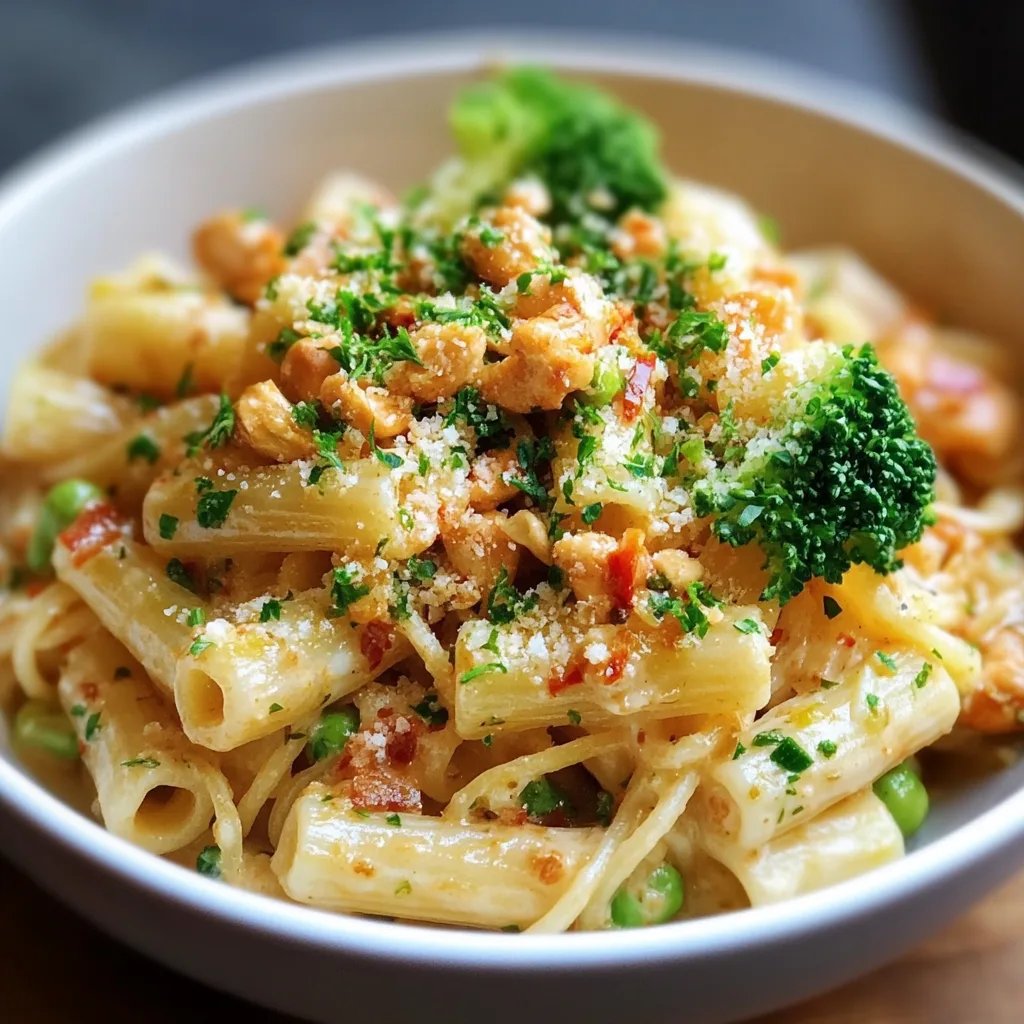 Cremige Nudeln mit Brokkoli