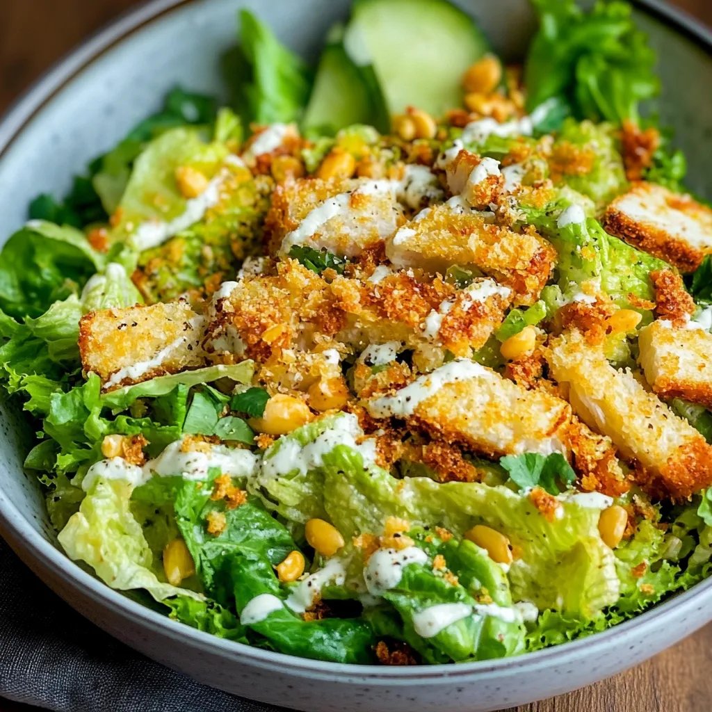 Caesar-Hähnchen-Bowl