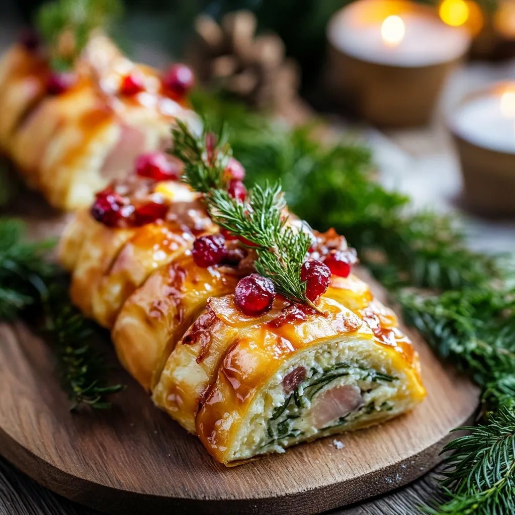 Frischkäse-Weihnachtsbaum