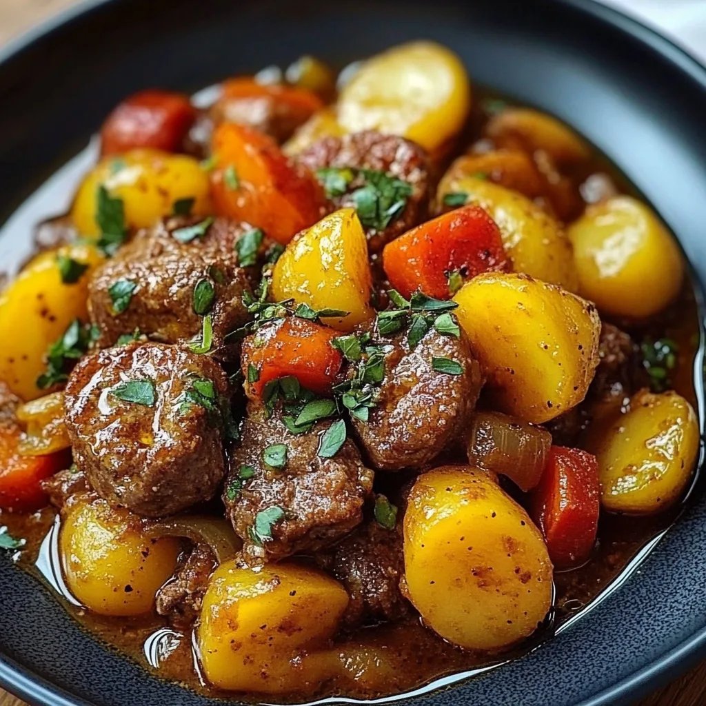 Bauerntopf mit Hackfleisch, Kartoffeln & Paprika