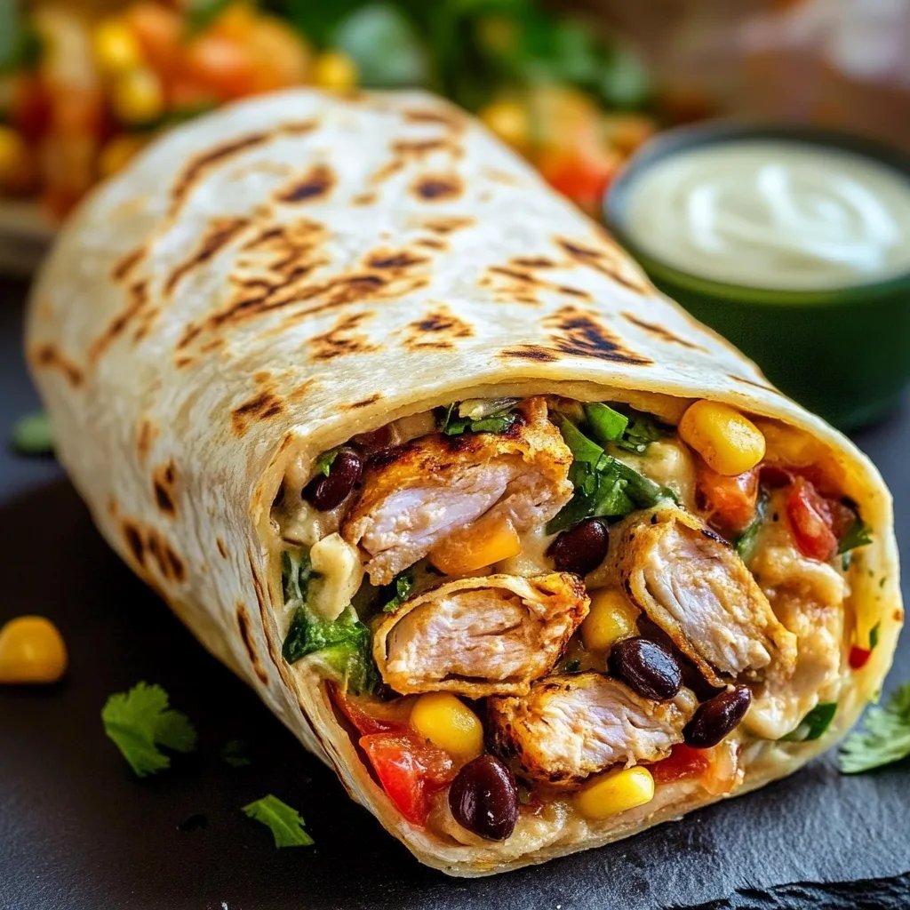 Southwest Hähnchen Wrap