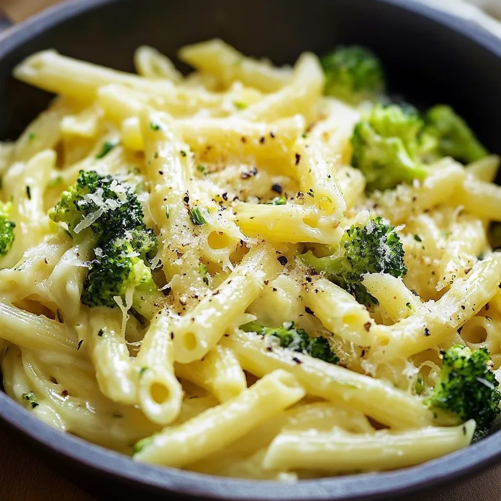 Gesunde Sahne-Brokkoli-Pasta